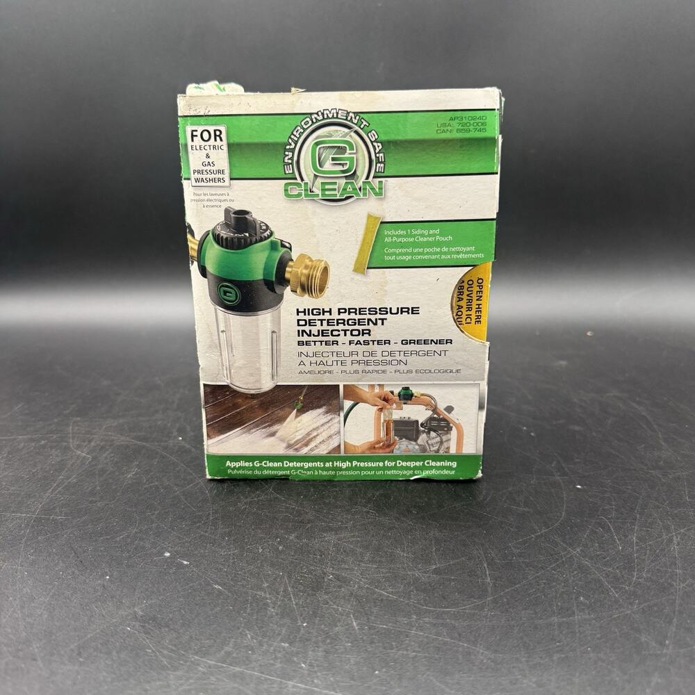 G-Clean Detergent Injector for Pressure Washer Injector Kit High Pressure NEW